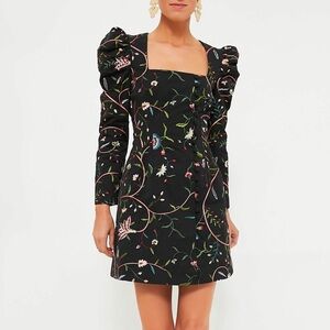 Tuckernuck Black Embroidered Calla Dress